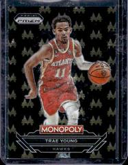 Trae Young #M1 Basketball Cards 2022 Panini Prizm Monopoly Money Black Prices