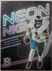 Jalen Hurts #15 Football Cards 2023 Panini Spectra Neon Nights Prices