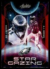 A. J. Brown [Spectrum Red] #SG-14 Football Cards 2023 Panini Absolute Star Gazing Prices