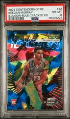 Keegan Murray [Blue Cracked Ice] #22 Basketball Cards 2022 Panini Contenders Optic Illusion Prices
