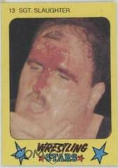 Sgt. Slaughter Wrestling Cards 1986 Monty Gum Wrestling Stars Prices