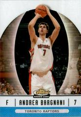 Andrea Bargnani [Blue Refractor] #90 Basketball Cards 2006 Finest Prices