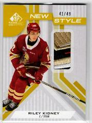 Riley Kidney [Gold Patch] #NS-KI Hockey Cards 2021 SP Game Used CHL New Style Prices