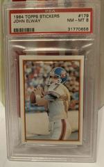 John Elway Football Cards 1984 Topps Stickers Prices