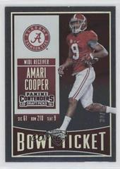 Amari Cooper [Bowl Ticket] Football Cards 2016 Panini Contenders Draft Picks Prices