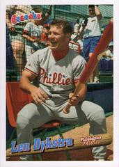 Len Dykstra #10 Baseball Cards 1996 Bazooka Prices
