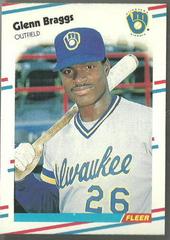 Glenn Braggs #157 Baseball Cards 1988 Fleer Prices