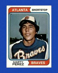 Marty Perez #374 Baseball Cards 1974 Topps Prices