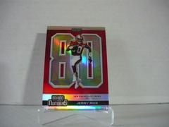 Jerry Rice [Red] #BTN-14 Football Cards 2020 Panini Playoff Behind the Numbers Prices