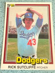 Rick Sutcliffe #418 Baseball Cards 1981 Donruss Prices