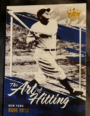 Babe Ruth [Blue] #AH-8 Baseball Cards 2022 Panini Diamond Kings The Art of Hitting Prices