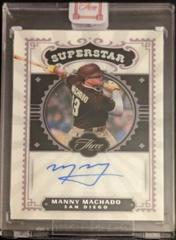 Manny Machado Baseball Cards 2022 Panini Three and Two Superstar Signatures Prices