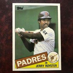 Jerry Royster #96T Baseball Cards 1985 Topps Traded Tiffany Prices