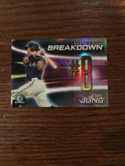 Josh Jung [Refractor] #BSB-JJ Baseball Cards 2019 Bowman Draft Chrome Pick Breakdown Prices
