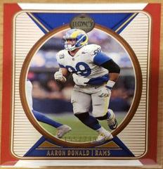 Aaron Donald [Red] #54 Football Cards 2022 Panini Legacy Prices