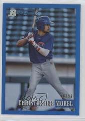 Christopher Morel [Chrome Prospect Blue] Baseball Cards 2021 Bowman Heritage Prices