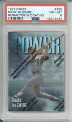 Mark McGwire [Refractor w/ Coating] #305 Baseball Cards 1997 Finest Prices
