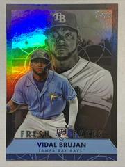 Vidal Brujan [Black] Baseball Cards 2022 Topps Fresh Faces Prices