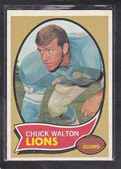Chuck Walton Football Cards 1970 Topps Prices