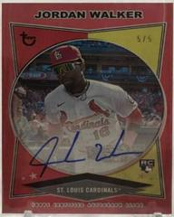 Jordan Walker [Red] #AC-JW Baseball Cards 2023 Topps Brooklyn Collection Autographs Prices