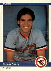 Storm Davis #5 Baseball Cards 1984 Fleer Prices