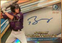 Benny Montgomery Baseball Cards 2022 Bowman Chrome Prime Signatures Prices