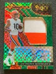 Anthony Schwartz [Green] #RS-ASC Football Cards 2021 Panini Select Rookie Signatures Prices