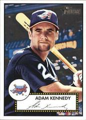 Adam Kennedy [Black Back] #103 Baseball Cards 2001 Topps Heritage Prices