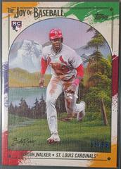 Jordan Walker [Paint Splatter] Baseball Cards 2023 Topps X Bob Ross The Joy Of Prices