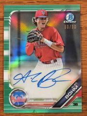 Alec Bohm [Green Refractor] #PA-AB Baseball Cards 2019 Bowman Prospect Autographs Prices