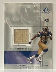 Torry Holt [Gold] #TH Football Cards 2001 SP Game Used Authentic Fabric Prices