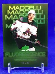 Matias Maccelli [Green] #F-4 Hockey Cards 2022 Upper Deck Fluorescence Prices