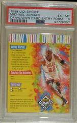 Michael Jordan Draw Own Card Entry Form Basketball Cards 1998 UD Choice Prices
