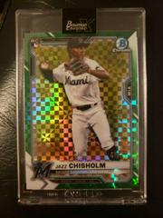 Jazz Chisholm [X Green Xfractor] #57 Baseball Cards 2021 Bowman Chrome Prices
