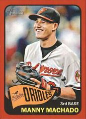 Manny Machado [Portrait Red Border] Baseball Cards 2014 Topps Heritage Prices