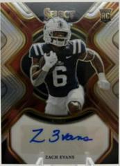 Zach Evans #RS-ZEV Football Cards 2023 Panini Select Draft Picks Rookie Signatures Prices