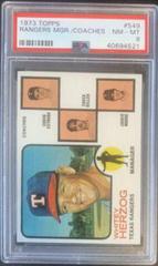 Rangers Mgr. , Coaches #549 Baseball Cards 1973 Topps Prices