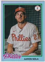 Aaron Nola [Rainbow Foil] #129 Baseball Cards 2022 Topps Archives Prices