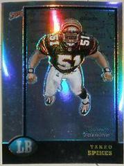 Takeo Spikes [Interstate Refractors] #4 Football Cards 1998 Bowman Chrome Prices