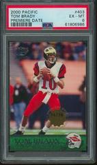 Tom Brady [Premiere Date] #403 Football Cards 2000 Pacific Prices