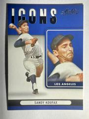 Sandy Koufax #I-11 Baseball Cards 2022 Panini Absolute Icons Prices