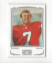 John Elway [Silver] #130 Football Cards 2009 Topps Mayo Prices