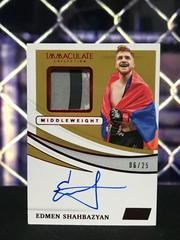 Edmen Shahbazyan [Red] Ufc Cards 2021 Panini Immaculate UFC Memorabilia Autographs Prices