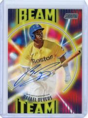 Rafael Devers Baseball Cards 2022 Stadium Club Beam Team Autographs Prices