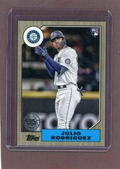 Julio Rodriguez [Gold] #87TBU-44 Baseball Cards 2022 Topps Update 1987 Prices