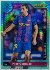 Nico Gonzalez [Aqua Prism] #80 Soccer Cards 2021 Topps Merlin Chrome UEFA Prices