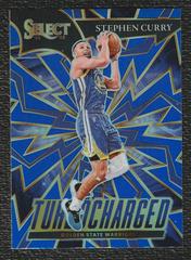 Stephen Curry [Blue Prizm] Basketball Cards 2021 Panini Select Turbo Charged Prices