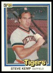 Steve Kemp #249 Baseball Cards 1981 Donruss Prices