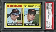 Orioles Rookies [M. Epstein, T. Phoebus] Baseball Cards 1967 Topps Prices