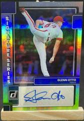 Glenn Otto #SS-GO Baseball Cards 2022 Panini Donruss Signature Series Prices